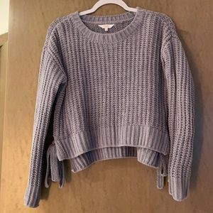Purple cropped sweater